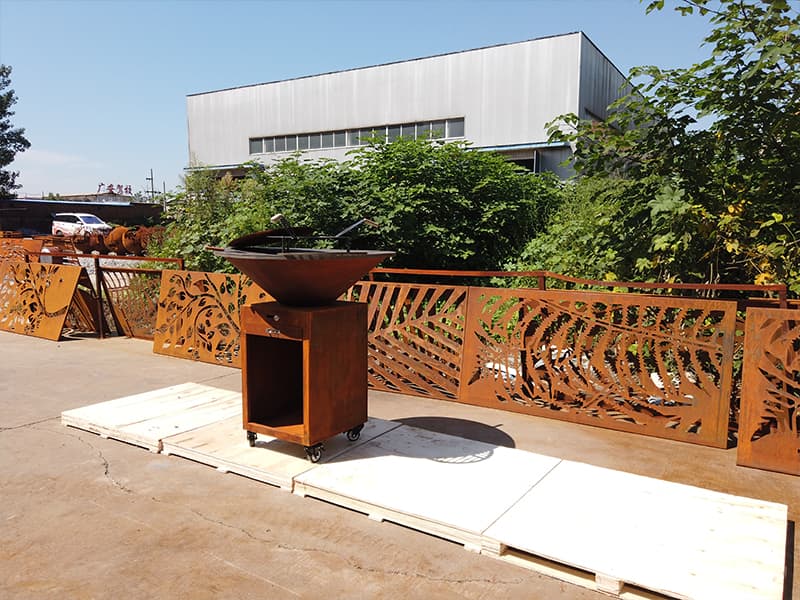 Bbq Stove Corten Steel On sale United States